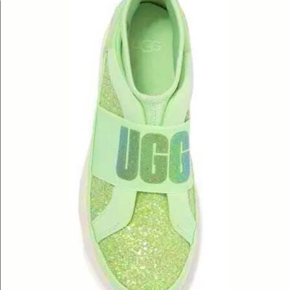 UGG Women’s Green Sock Chunky Glitter Sneaker.